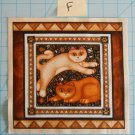 Wild Cats by Dan Morris RJR Fabric Square Crafts or Quilting Cotton 8" x 8"  F