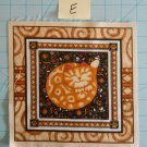 Wild Cats by Dan Morris RJR Fabric Square Crafts or Quilting Cotton 8" x 8"  E