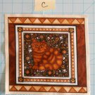 Wild Cats by Dan Morris RJR Fabric Square Crafts or Quilting Cotton 8" x 8"  C