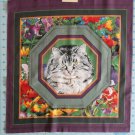 Summer Garden Cat Wild Wings Susan Bourdet Spring Creative Cotton 16 1/2"x17" C