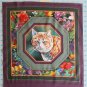 Summer Garden Cat Wild Wings Susan Bourdet Spring Creative Cotton 16 1/2"x17" B