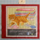 Purrfect Notions Cats Fabric Squares Quilting Cotton RJF Fabrics 10 1/2" x 12 H