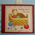 Purrfect Notions Cats Fabric Squares Quilting Cotton RJF Fabrics 10 1/2" x 12 C