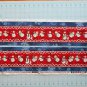 Chilly Silly Snowmates Studio E Fabric Cotton 2 Strips Pieces 5" x 23"