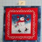 Chilly Silly Snowmates Studio E  Fabric Squares Quilting Cotton 11 1/2" x 11  F