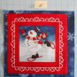 Chilly Silly Snowmates Studio E  Fabric Squares Quilting Cotton 11 1/2" x 11  E