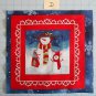 Chilly Silly Snowmates Studio E  Fabric Squares Quilting Cotton 11 1/2" x 11  D