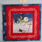 Chilly Silly Snowmates Studio E  Fabric Squares Quilting Cotton 11 1/2" x 11  C