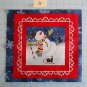 Chilly Silly Snowmates Studio E  Fabric Squares Quilting Cotton 11 1/2" x 11  A
