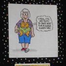 Pickles Comic The Cat Lady Fabric Squares Quilting Cotton 10 1/2" x 11 1/2 B