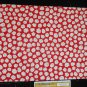 Red Rooster Patchwork Pals Red Fabric Remnant 12" x 44"