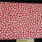 Red Rooster Patchwork Pals Red Fabric Remnant 12" x 44"