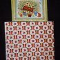 Gazebo Scene 15 3/4" x 11 3/4" Fat Quarter Red Boots Gloves Windham Fabrics b