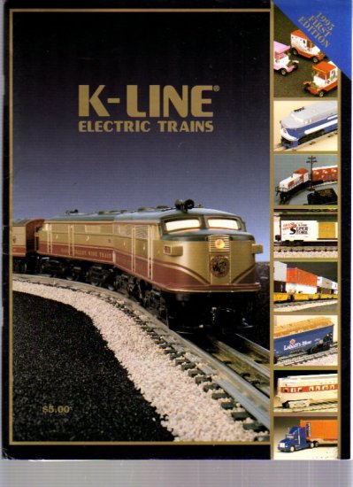 1995 K-LINE FIRST EDITION Electric Toy RR Model Trains Catalog