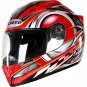 New Xpeed XF705 Spider Full Face Helmet -Large/Red