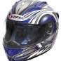 New Xpeed XF705 Spider Full Face Helmet - Medium/Blue
