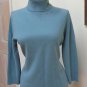 EUC - EXPRESS DESIGN STUDIO Blue 100% Cashmere Turtleneck Sweater Size Juniors L