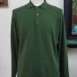 EUC - TOMMY BAHAMA Man's Dark Green Silk/Nylon Blend Polo Neck Top - Size M