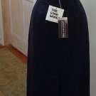 NWT - JONES NEW YORK Charcoal Gray Wool Blend Straight/Pencil Skirt - Size 14