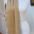 $149.00 - NWOT - COCHNI, ITALY LONG BEIGE 100% CASHMERE SCARF - 70" x 12"