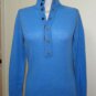 NWOT-B. CHYLL Heather Blue & Brown 100% Cashmere Mock Turtleneck Sweater-Size XS