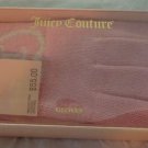 NIB - GORGEOUS *JUICY COUTURE* PINK & WHITE WOOL/COTTON GLOVES ONE SIZE FITS ALL