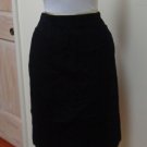 EUC - Stunning ZION Black Wool/Cashmere Blend Pencil Skirt - Size 8