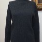 EUC- PURSUITS Charcoal Gray 100% Cashmere Turtleneck Sweater - Size M