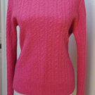 EUC -EXPRESS DESIGN STUDIO Heather Pink Cashmere Blend Crewneck Sweater - Size L