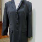 IMAGEN FEMENINA ITALY Brown Polyester Jacket/Coat Sz 44