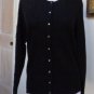 $125.00 -NWT - APT. 9 Black 100% Cashmere Button Front Cardigan/Sweater -Size XS