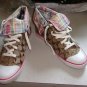 EUC - COACH *BONNEY* Brown/Tan Signature *C* Canvas Athletic Shoes - Size 9 B