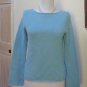 NWOT - ANN TAYLOR Heather Blue 100% Thick Cashmere Boat Neck Sweater - Size S