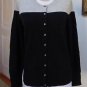 $125.00 -NWT - APT. 9 Black Color Block 100% Cashmere Cardigan/Sweater - Size S