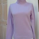 EUC - J. CREW Lilac 100% Cashmere Turtleneck Sweater - Size M - Stunning!