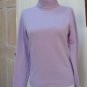 EUC - J. CREW Lilac 100% Cashmere Turtleneck Sweater - Size M - Stunning!