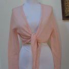 $78 -NWT-ANN TAYLOR Pink Mohair/Wool Blend Tie Front Cardigan - Size M -Stunning