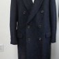 EUC -ABITAL, MADE IN ITALY CHARCOAL GRAY 100% WOOL DOUBLE BREASTED COAT-SIZE 42R
