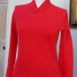 EUC - INVESTMENTS True Red 100% Cashmere Cross-Over V-Neck Sweater - Size XS