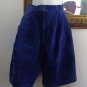 EUC- Gorgeous BAGATELLE Purple Suede Leather Bermuda/Walking Shorts - Size 8