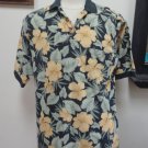 VGUC-TOMMY BAHAMA Multi-Color 100% Cotton 3-Button Short Slv Polo Shirt - Size S