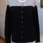 $125.00 -NWT - APT. 9 Black Color Block 100% Cashmere Cardigan/Sweater - Size M