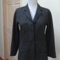EUC - Stunning EMANUEL UNGARO Charcoal Gray Wool Blend 2- Button Jacket -Size 2