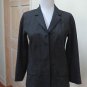 EUC - Stunning EMANUEL UNGARO Charcoal Gray Wool Blend 2- Button Jacket -Size 2