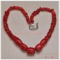 Natural AAA Grade Red Sea Coral Gemstone Necklace