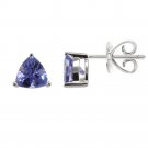 Tanzanite Earring in 925 Silver (New Arrival)