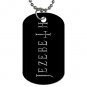 Jezebeth 2 Sided Dog Tag and Chain