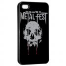 Indianapolis Metal Fest iphone 4 Seamless Case Black