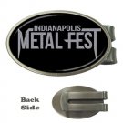 Indianapolis Metal Fest Oval Money Clip