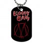 Bloody Mary 2 Sided Dog Tag and Chain